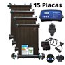 Kit Aquecedor Solar Piscina 15 Placas 3Mt Cdt+Valv P/13000Lt - 2