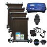 Kit Aquecedor Solar Piscina 15 Placas 3Mt Cdt+Valv P/13000Lt - 1