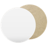 Cake Board 26 Cm Tabua Prato de Bolo e Confeitaria em Mdf Branco Redondo Kit com 10 - 1