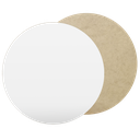Ver imagem 1 de Cake Board 28 Cm Tabua Prato de Bolo e Confeitaria em Mdf Branco Redondo Kit com 10