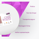Ver imagem 2 de Cake Board 28 Cm Tabua Prato de Bolo e Confeitaria em Mdf Branco Redondo Kit com 10