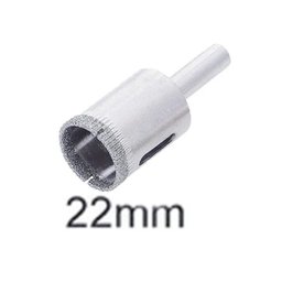 Brocas para Vidro Diamantada 22mm Serra Copo Artesanato - 5