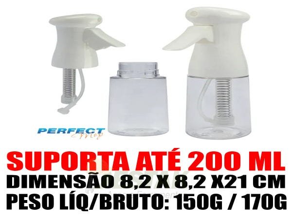 Borrifador Pulverizador Spray Contínuo 200ml Perfect - 6