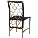 Ver imagem 3 de Cadeira Corda Náutica Alumínio Cozinha Preto