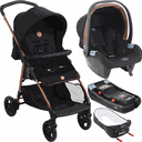 Ver imagem 1 de Carrinho de Bebe Moises Bebe Conforto Base Burigotto Lui Cobre