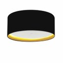 Ver imagem 1 de Plafon para Sala Cilíndrico Sl-3161 Cúpula Cor Preto Amarelo
