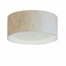 Plafon para Sala Cilíndrico Sl-3161 Cúpula Cor Rustico Bege Branco - 1