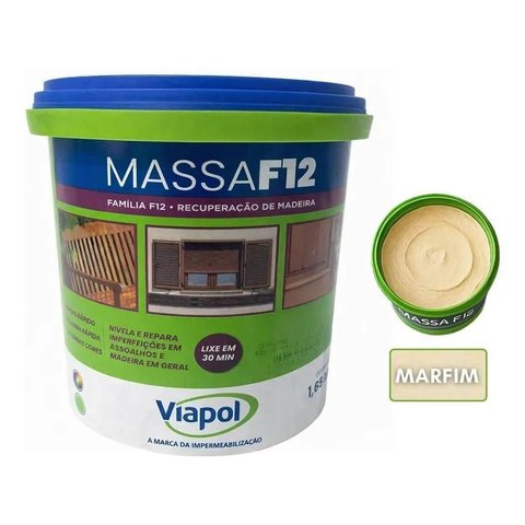 Massa F-12 Marfim 1.65kg Viapol