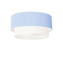 Ver imagem 1 de Plafon para Sala de Jantar Cilíndrico Sj-3017 Cúpula Cor Azul Bebê Branco