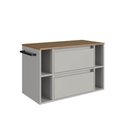 Ver imagem 2 de Gabinete de Banheiro com 1 Porta 1 Gaveta Toalheiro 80cm Suspenso Multimóveis Crpro-BAL017 Mel/