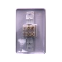 Ver imagem 3 de Kit 2 Interruptor 1 Modulo Bipolar Ilumi para Embutir 4x2 250v 10a Cor:branco