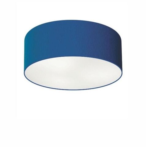 Plafon para Sala Cilíndrico Sl-3046 Cúpula Cor Azul Marinho
