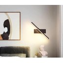 Ver imagem 2 de Arandela Slim Linear 1 Perfil Alumínio e Acrílico para Fita Led Canopla Retangular - Diagonal