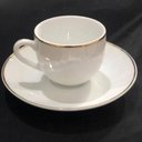 Ver imagem 6 de Conjunto 12 Xícaras Café com Pires Porcelana 90ml Legacy Gold Padaria Servir