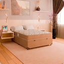 Ver imagem 7 de Cama Box Baú Casal + Colchão D33 One Face - Suede Bege