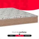 Ver mais imagens de Baú Casal + Colchão D33 One Face - Suede Bege