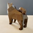Ver imagem 3 de Chow-chow Decorativo - Estatueta 15cm De Altura - Toque 3d: Bronze