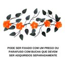 Ver imagem 4 de Enfeite de Parede Decorativo Todo de Ferro 5 Rosas:laranja