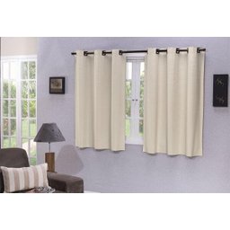 Cortinas Janela De Blindex 2,20x1,30M Bloqueia Luz Bege - 1 Cortinas Janela De Blindex 2,20x1,30M Bloqueia Luz Bege - 1