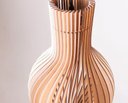 Ver imagem 7 de Luminária Teto tipo Pendente em MDF MALVINAS Completa -:MDF CRU