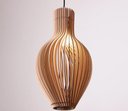 Ver imagem 4 de Luminária Teto tipo Pendente em MDF MALVINAS Completa -:MDF CRU