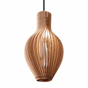 Ver imagem 1 de Luminária Teto tipo Pendente em MDF MALVINAS Completa -:MDF CRU