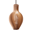 Ver imagem 1 de Luminária Teto tipo Pendente em MDF MALVINAS Completa -:MDF CRU