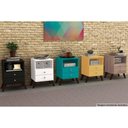 Ver imagem 3 de Mesa Cabeceira RT3103 c/ 2 Gavetas Rustico - Movelbento