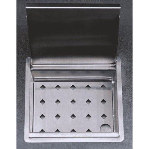 Porta Esponja/sabão para Bancada Cozinha Profissional em Aço Inox Escovado Cozix