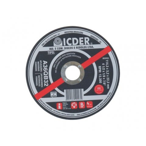 Disco Corte Ferro 10x1/8x3/4 2 Telas