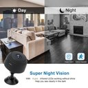 Ver imagem 4 de Mini Câmera A9 Wifi C/ Sensor e Visão Noturna