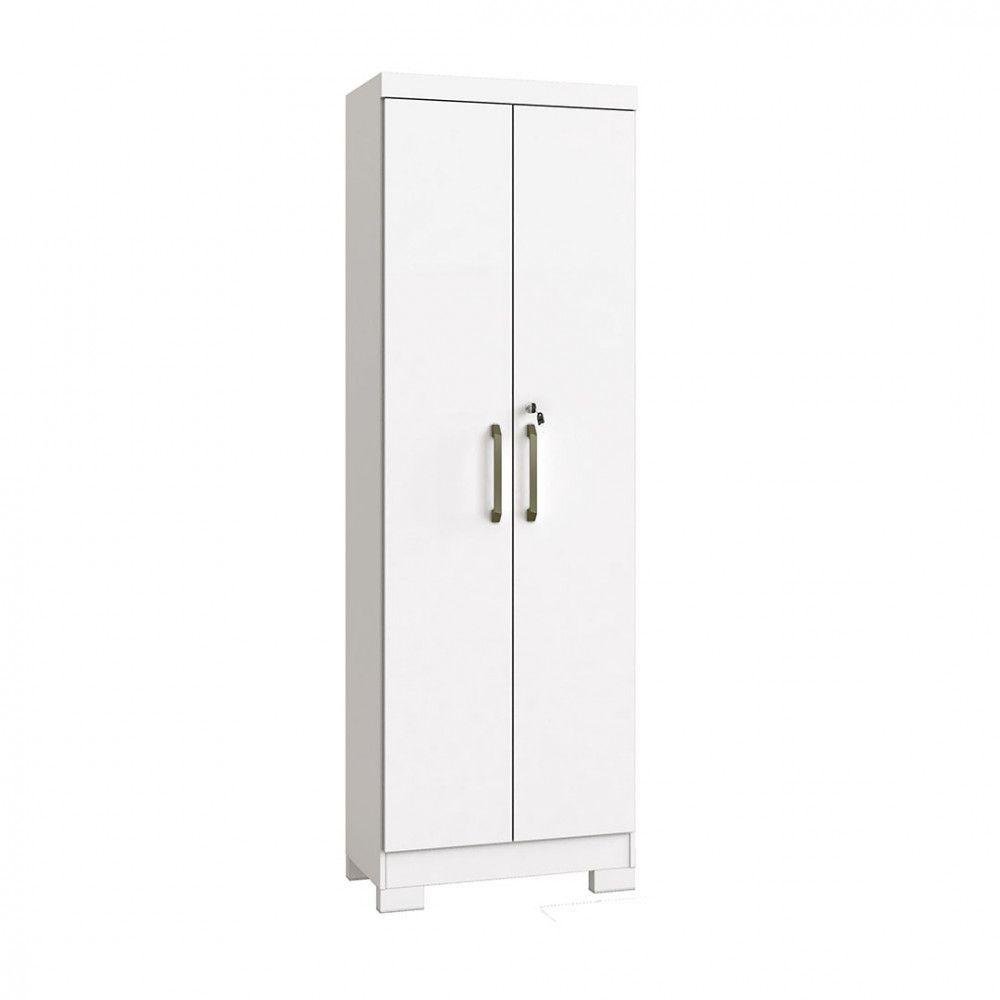 Armário Multiuso Zanzini Max Plus Com Duas Portas Branco | MadeiraMadeira