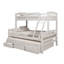 Ver imagem 5 de Cama Treliche Casal Casal Madeira Maciça 3 Gavetas:Branco