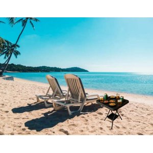 Mesinha Petisqueira Multiuso Dobrável Desmontavel Portátil Bandeja Churrasco Bar Piscina Área Lazer