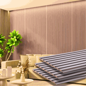 Painel Ripado Frieze Cinza 2750 X 455 X 9mm