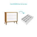 Ver imagem 3 de Quarto de Bebê Berço + Cômoda 3 Gavetas Savana Theo