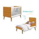 Ver imagem 2 de Quarto de Bebê Berço + Cômoda 3 Gavetas Savana Theo