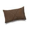 Porta Travesseiro Unitário em Veludo Drapeado Várias Cores Cor:marrom Camurça - 1