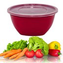Ver imagem 1 de Saladeira Pote Redonda Grande 3,5l com Tampa - Praticidade e Versatilidade na Sua Cozinha - Panami