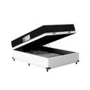 Ver imagem 3 de Cama Box Baú Viuvo + Colchão Smart D33 One Face - 128x188x61cm - Branco