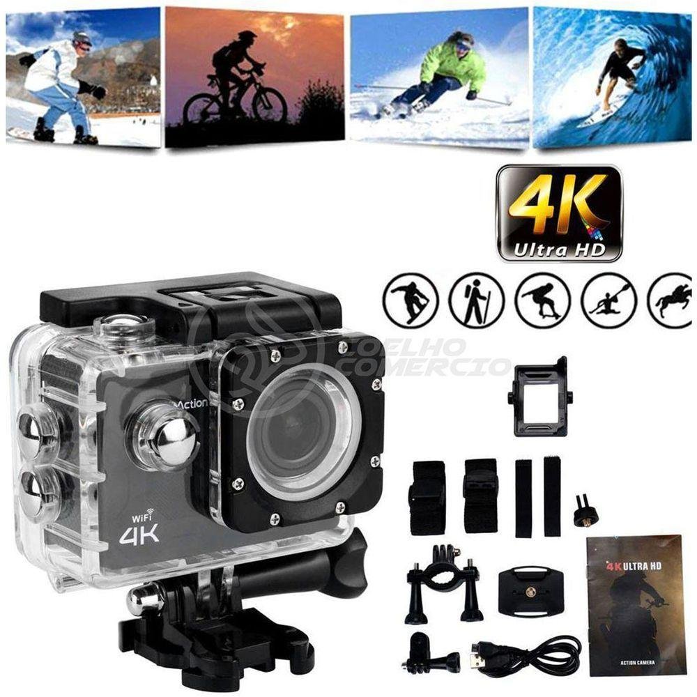 Go Cam Vídeo Action Ação Wifi 4k Sports Cam Ultra Hd Dv 30m - 4