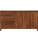 Ver imagem 2 de Aparador Buffet para Sala de Jantar 2 Portas 4 Gavetas 165cm Madeira Maciça Dunia F06 Rústico