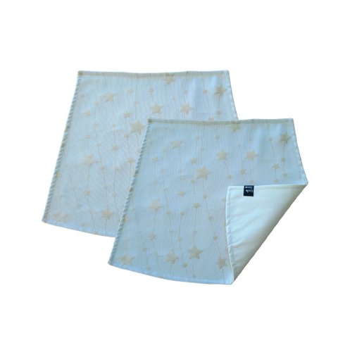 Jogo Americano Luxo Estrela Cadente Branco Dupla face 2 UN
