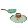 Frigideira Antiaderente com Tampa Verde Cazaro 22 Cm - 2