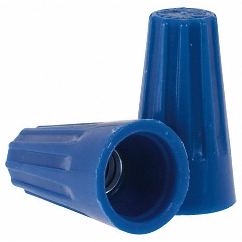 1000 Conectores de Torção Emenda para Fios Cabos - Azul