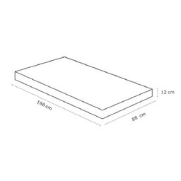 Colchão de Espuma Perfil Force Solteiro 88x188x12 Ortobom D20 - 4