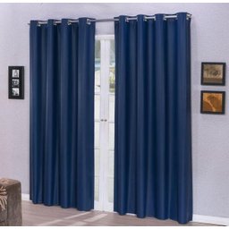 Cortina Azul Marinho Quarto Sala 2,80x2,30M Blackout - 2