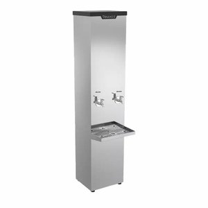 Purificador Bebedouro Industrial 50l 2 Torneiras Gelada Inox