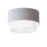 Plafon para Sala Cilíndrico Sl-3045 Cúpula Cor Rustico Cinza Branco - 1