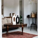 Ver imagem 4 de Dupla Vaso de Cerâmica Decorativo para Sala Taj Branco e Preto Clássico